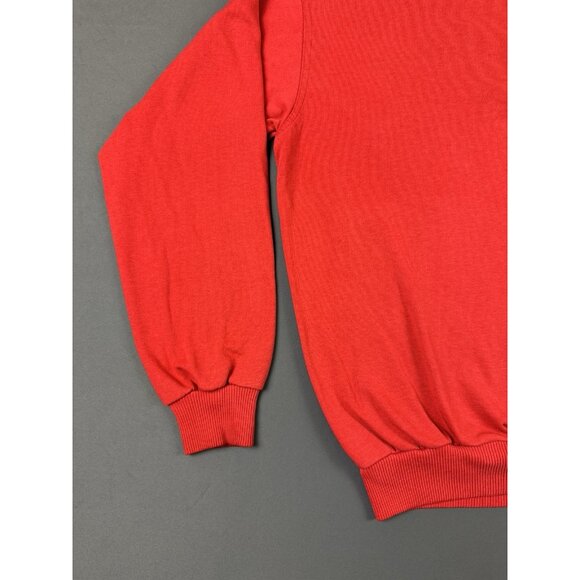 Rare Vintage 80s Patagonia Snap Button Blank Red Sweater Long Sleeve Outdoor - Picture 10 of 13